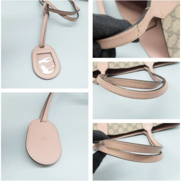 100% Authentic GUCCI Brown Canvas Tote Bag - Picture 8 of 12